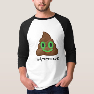 poop emoji lucky green beer st patricks day funny T-Shirt