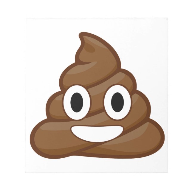 poop emoji notepad (Front)