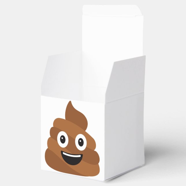 Poop Emoji Party Favour Box (Opened)