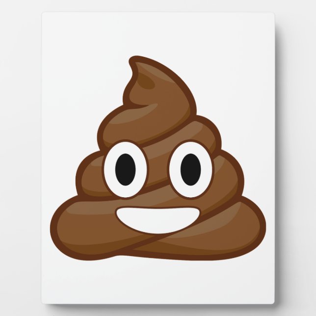 poop emoji plaque (Front)