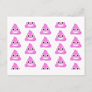 Poop Emoji Postcard