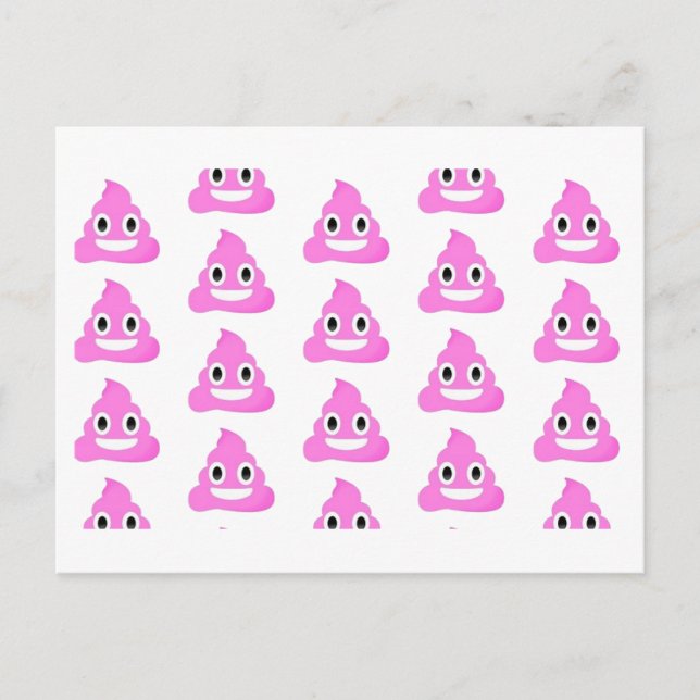 Poop Emoji Postcard (Front)