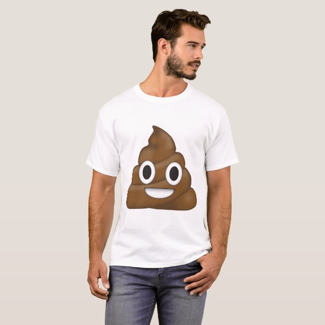 Poop emoji T-Shirt (Front Full)