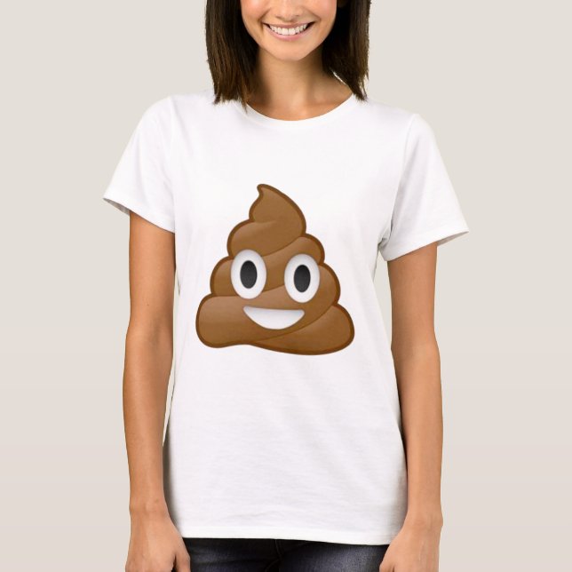 Poop emoji T-Shirt (Front)