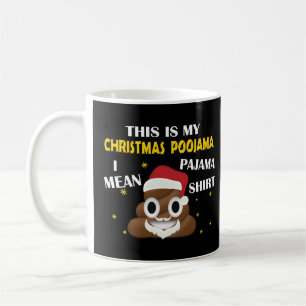 Poop Emoji This Is My Christmas Poojama - Pajama  Coffee Mug