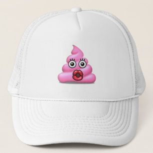 poop emoji trucker hat