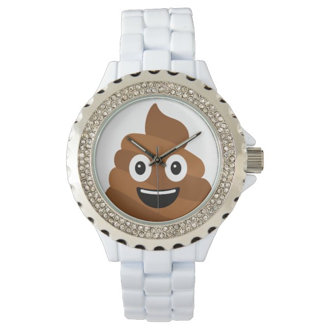 Poop Emoji  Watch (Front)