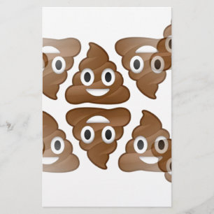 poop emojis stationery