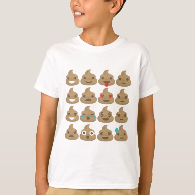 poop emojis T-Shirt (Front)