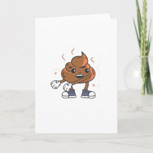 Poop floss card