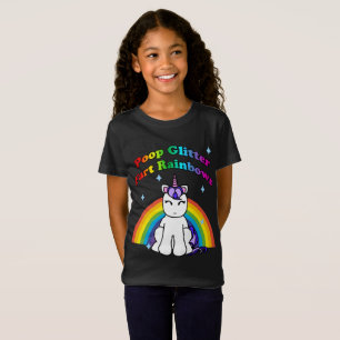 Poop Glitter Fart Rainbows T-Shirt