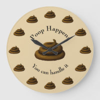 "Poop Happens" Customisable Philosophy Humourous