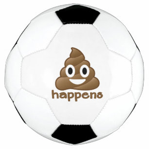 Poop Happens Emoji Football