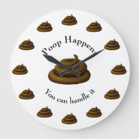 "Poop Happens You Can Handle It" Customisable Text