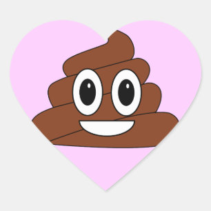 Poop Heart Sticker