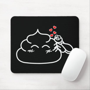 Poop in Love - Brootsch the PooPoo Mouse Mat