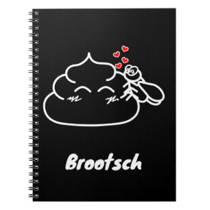 Poop in Love - Brootsch the PooPoo Notebook