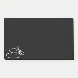 Poop in Love - Brootsch the PooPoo Post-it Notes