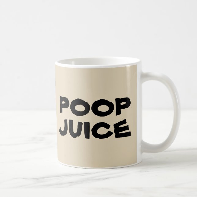 POOP JUICE COFFEE MUGS (Right)