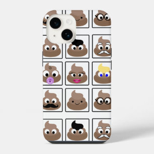 Poop Many Faces iPhone 14 Case