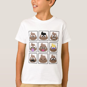 Poop Many Faces T-Shirt