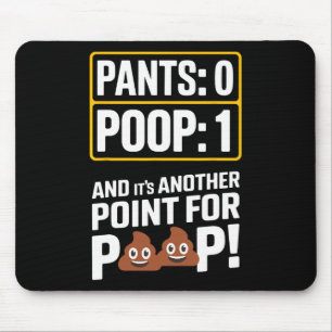 Poop Meme Toilet Humor Poop Funny Sport Pants 0 Po Mouse Mat