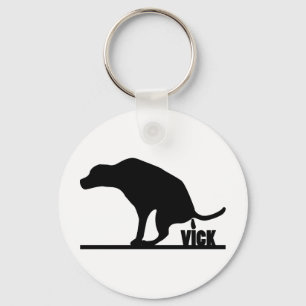 Poop on VIck Key Ring