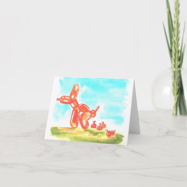 Poop or Pop Pup Thank You Card (Front)