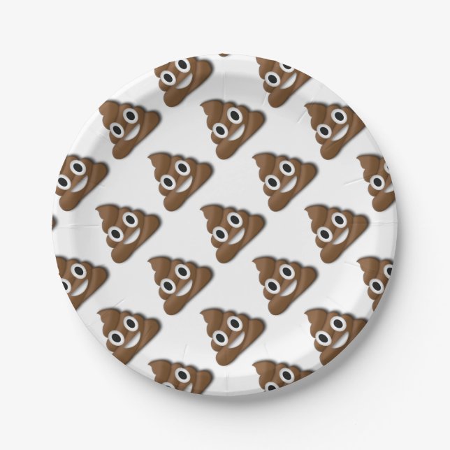 Poop ! paper plate (Front)