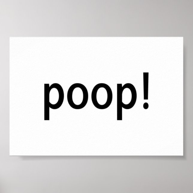 poop poster (Front)