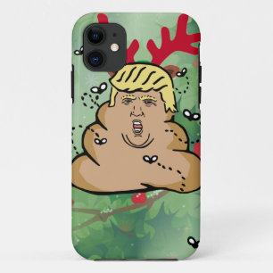 poop reindeer donald trump iPhone 11 case