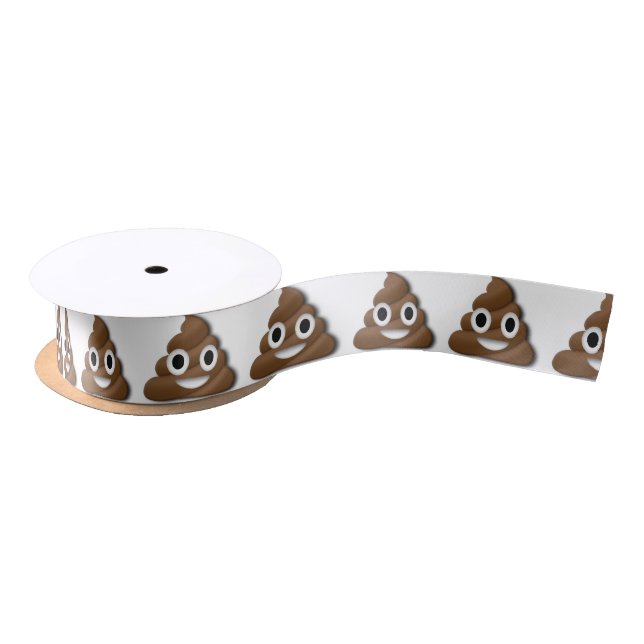Poop ! satin ribbon (Spool)