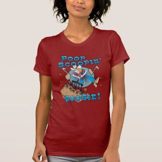 Poop Scoopin' Boogie! Ladies Petite T-Shirt
