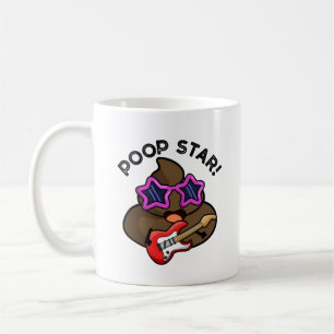 Poop Star Funny Pop Star Pun  Coffee Mug