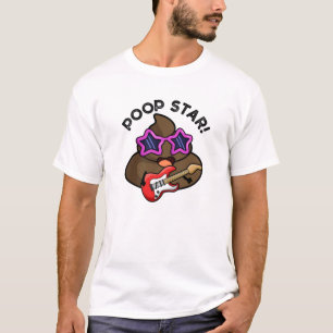 Poop Star Funny Pop Star Pun T-Shirt