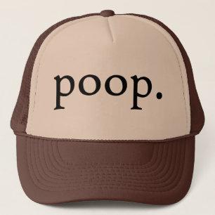 Poop Trucker Hat
