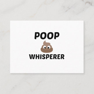 POOP WHISPERER BUSINESS CARD