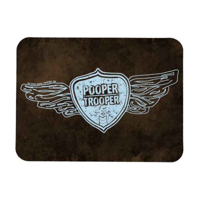 Pooper Trooper Magnet (Horizontal)