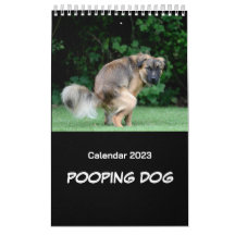Pooping Dog Calendar 2023
