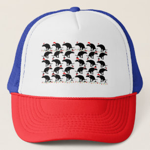 Pooping Dog Christmas  Trucker Hat