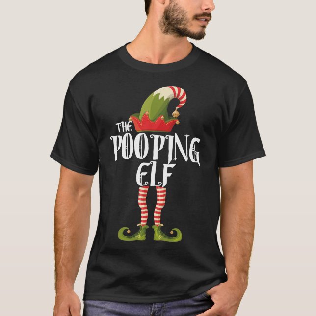 pooping family matching christmas T-Shirt (Front)