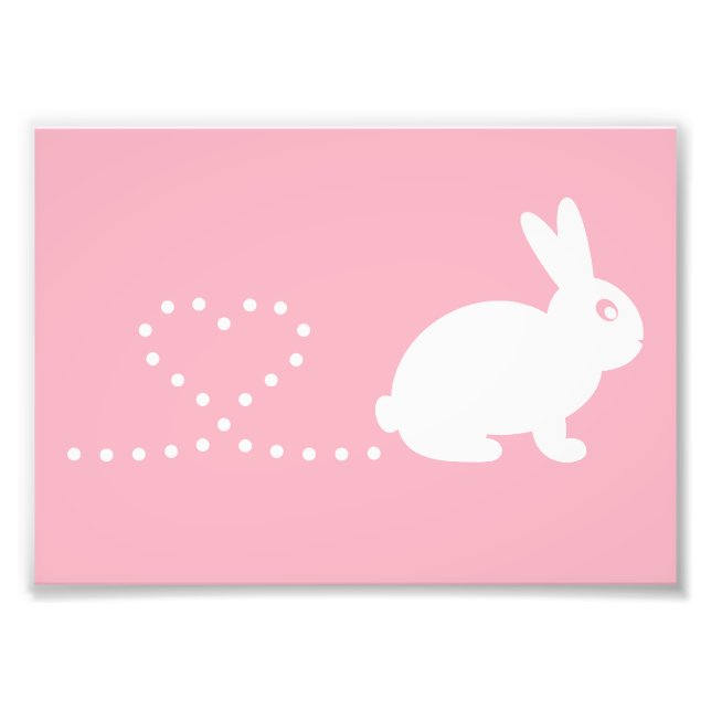 Pooping Rabbit Print (Frames Available!) (Front)