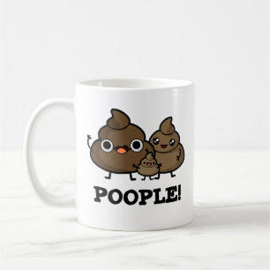 Poople Funny Poop People Pun  Coffee Mug