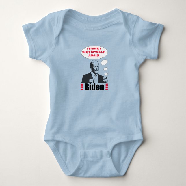 Poopy Pants Biden Baby Bodysuit (Front)
