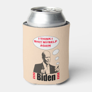 Poopy Pants Biden Can Cooler