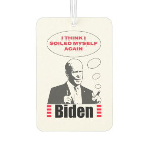 Poopy Pants Biden Car Air Freshener