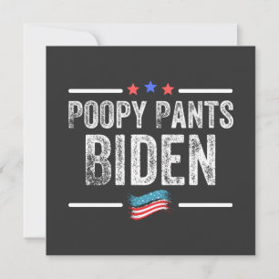 Poopy Pants Biden Invitation