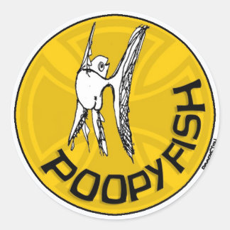 poopy window sticker