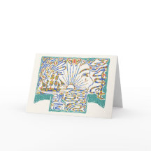 "Poor Butterfly, Waiting" Notecard