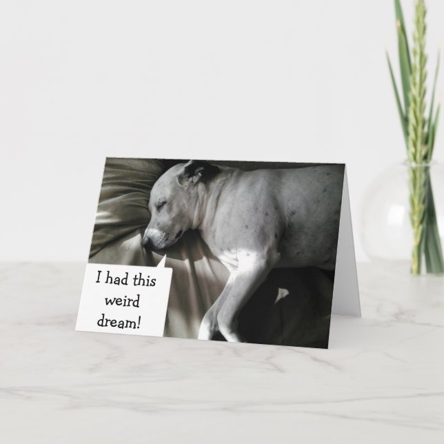 POOR DOG HAD A NIGHTMARE "YOUR TURNED 30!" CARD (Front)